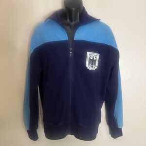 Bundeswehr Full Zip Sweater 21" armpit to armpit no size tag Gently worn